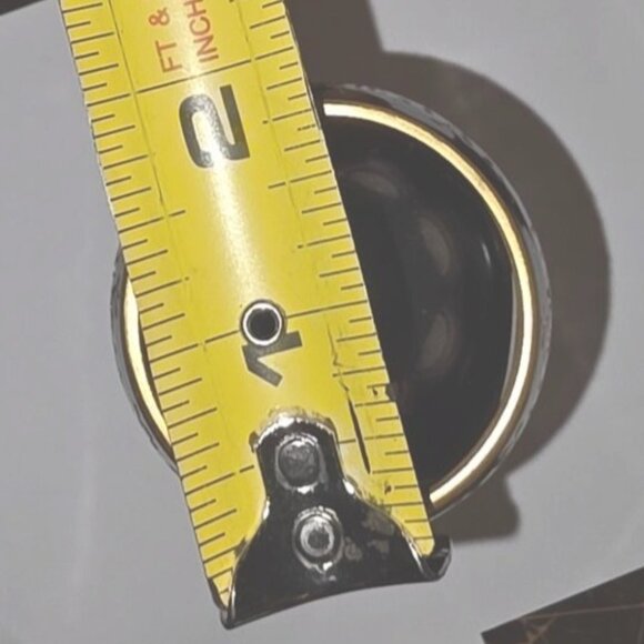 Bohemian Cut To Clear Crystal Hand Painted Goblet With Gold Trim & Floral Detail - Picture 10 of 10